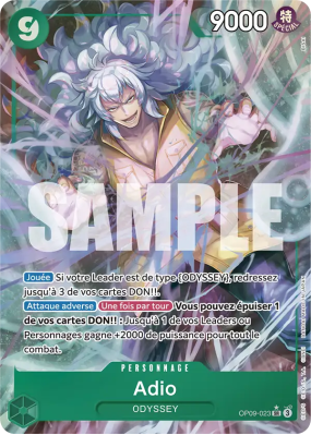 Carte One Piece Adio OP09-023 SR ALT ART