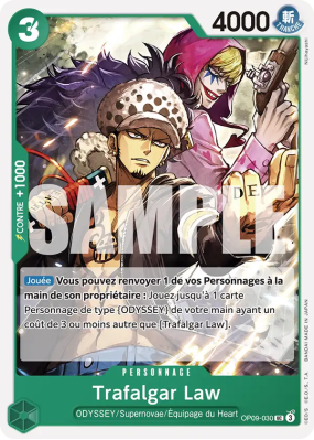 Carte One Piece Trafalgar Law OP09-030 UC