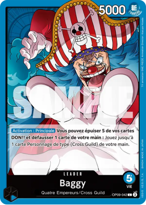 Carte One Piece Baggy OP09-042 L