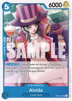 Carte One Piece Alvida OP09-043 UC