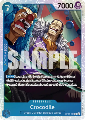 Carte One Piece Crocodile OP09-046 SR