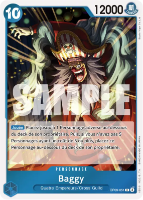 Carte One Piece Baggy OP09-051 R
