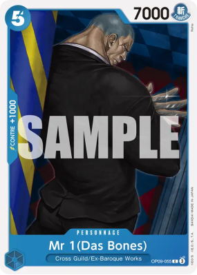 Carte One Piece Mr 1 (Das Bones) OP09-055 C