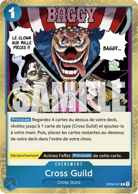 Carte One Piece Cross Guild OP09-057 R