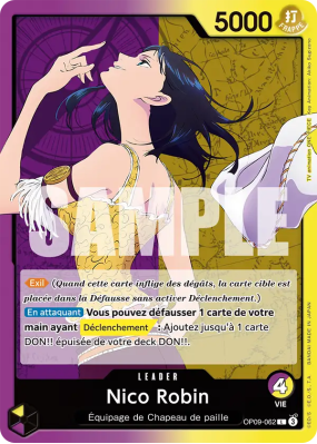 Carte One Piece Nico Robin OP09-062 L