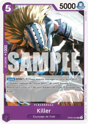 Carte One Piece Killer OP09-064 UC