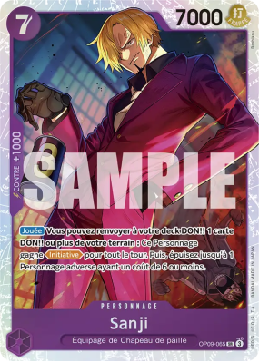 Carte One Piece Sanji OP09-065 SR