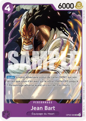 Carte One Piece Jean Bart OP09-066 UC