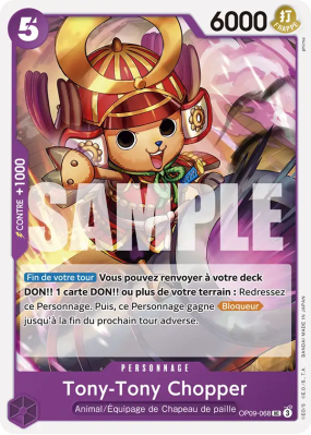 Carte One Piece Tony-Tony Chopper OP09-068 UC