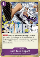 Carte One Piece Gum Gum Gigant OP09-078 R