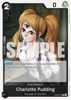 Carte One Piece Charlotte Pudding OP09-087 C