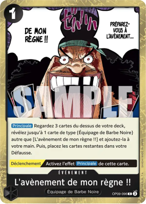 Carte One Piece L'avènement de mon règne !! OP09-096 R