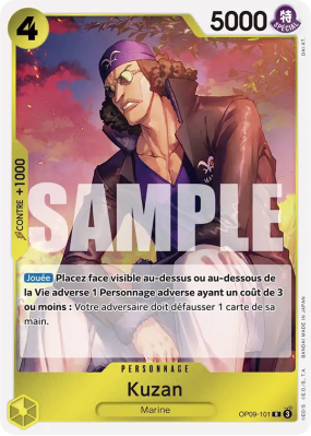 Carte One Piece Kuzan OP09-101 R