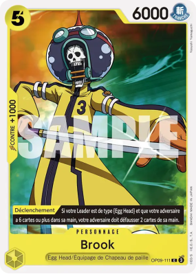 Carte One Piece Brook OP09-111 C