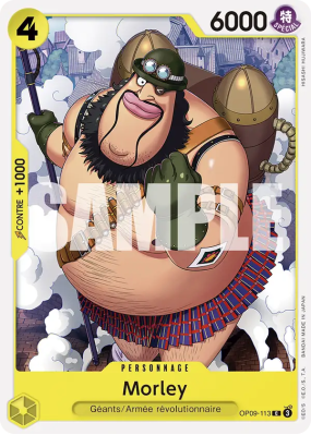Carte One Piece Morley OP09-113 C