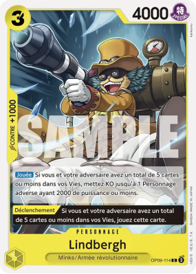 Carte One Piece Lindbergh OP09-114 C