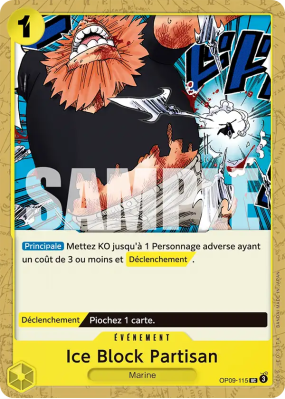 Carte One Piece Ice Block Partisan OP09-115 UC
