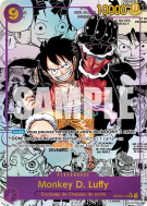 Carte One Piece Monkey D. Luffy OP09-119 SEC MANGA RARE