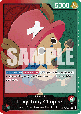 Carte One Piece Tony Tony Chopper OP08-001 L