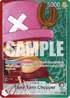Carte One Piece Tony Tony Chopper OP08-001 L ALT ART