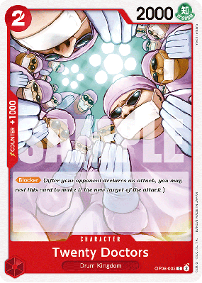 Carte One Piece Twenty Doctors OP08-003 C