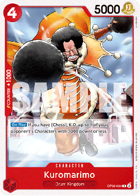 Carte One Piece Kuromarimo OP08-004 C