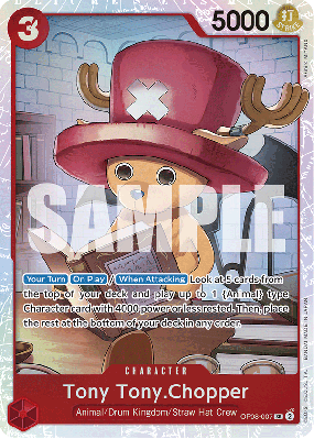 Carte One Piece Tony Tony Chopper OP08-007 SR