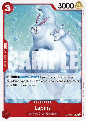 Carte One Piece Lapins OP08-012 UC