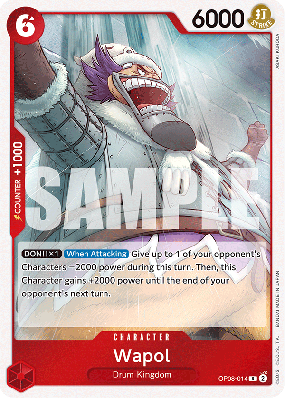 Carte One Piece Wapol OP08-014 R