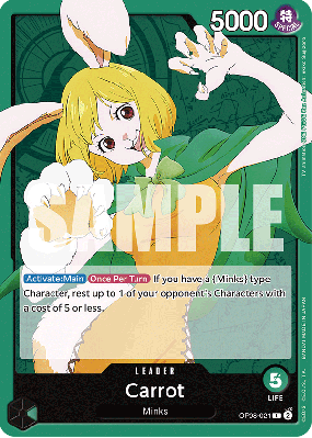 Carte One Piece Carrot OP08-021 L