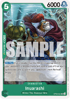 Carte One Piece Inuarashi OP08-022 UC
