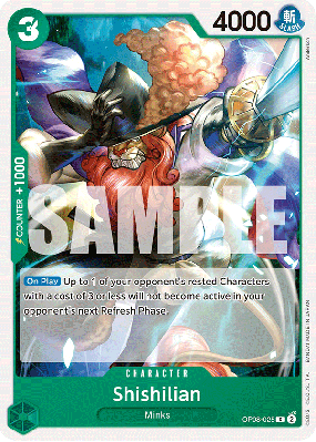 Carte One Piece Shishilian OP08-025 C