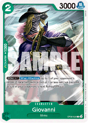 Carte One Piece Giovanni OP08-026 C