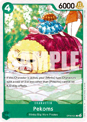 Carte One Piece Pekoms OP08-029 C