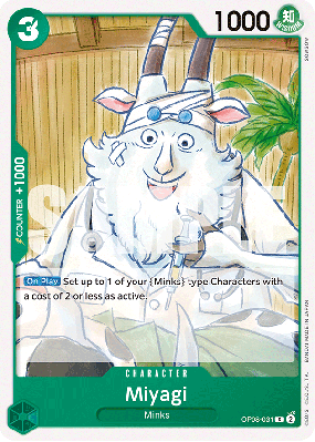 Carte One Piece Miyagi OP08-031 C