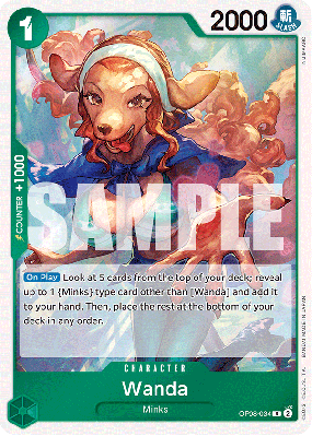 Carte One Piece Wanda OP08-034 R