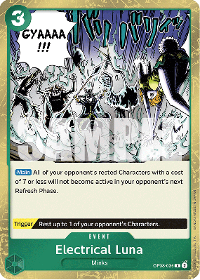 Carte One Piece Electrical Luna OP08-036 R