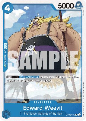 Carte One Piece Edward Weevil OP08-042 UC