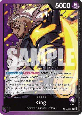 Carte One Piece King OP08-057 L