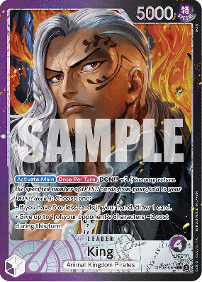 Carte One Piece King OP08-057 L ALT ART