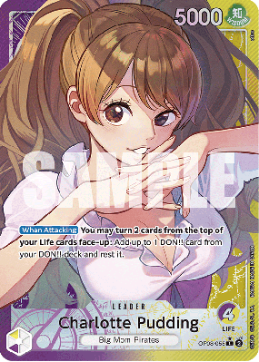 Carte One Piece Charlotte Pudding OP08-058 L ALT ART