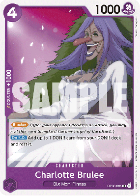 Carte One Piece Charlotte Brulee OP08-066 UC