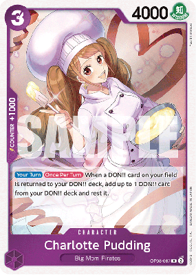 Carte One Piece Charlotte Pudding OP08-067 R