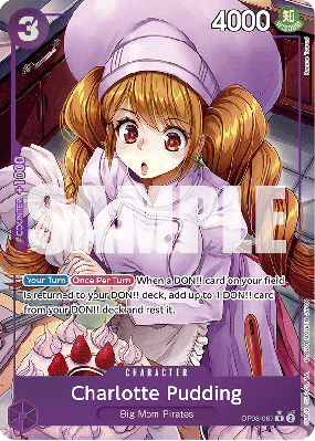 Carte One Piece Charlotte Pudding OP08-067 R ALT ART