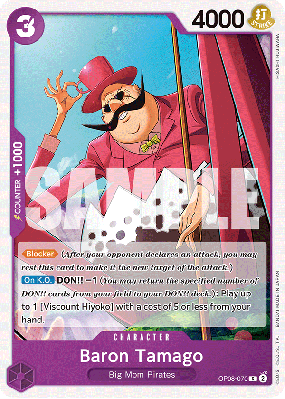 Carte One Piece Baron Tamago OP08-070 C