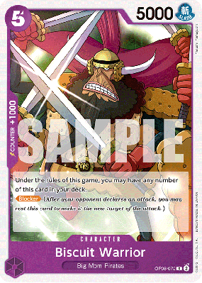 Carte One Piece Biscuit Warrior OP08-072 C