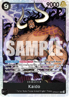 Carte One Piece Kaido OP08-079 SR