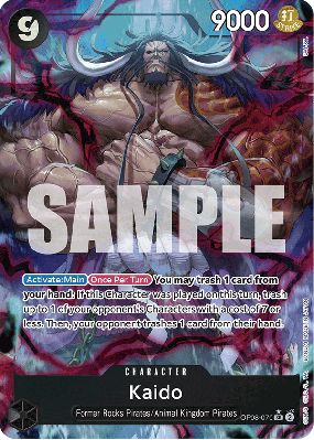 Carte One Piece Kaido OP08-079 SR ALT ART