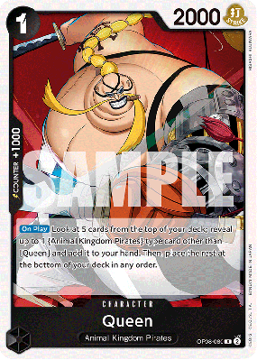 Carte One Piece Queen OP08-080 R