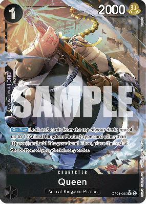 Carte One Piece Queen OP08-080 R ALT ART